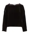 Stephan Janson Long-sleeved Blouse In Black