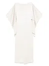 Stephan Janson Abito Lungo Scollo Aperto In Neutrals