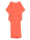 Stephan Janson Abito Scollo Aperto In Orange