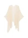 Stephan Janson Open-front Cape In Neutral