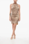 Stephan Janson Silk Halterneck Dress