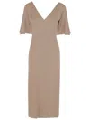 Stephan Janson Twenty Dress Made Of Silk Satin In Pink