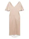 Stephan Janson Twenty Midi Dress In 中性色