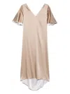 Stephan Janson Twenty Midi Dress In Neutrals