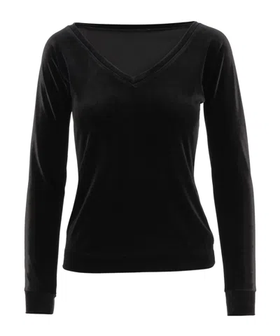 STEPHAN JANSON STEPHAN JANSON V-NECK LONG SLEEVE TOP