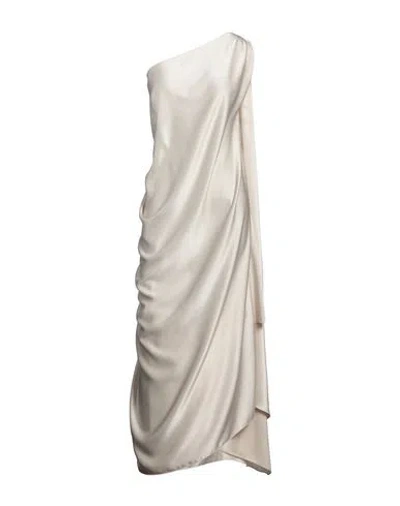 Stephan Janson Woman Maxi Dress Beige Size M Polyester