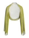 Stephan Janson Woman Shrug Lime Green Size M Silk In Green