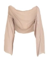 Stephan Janson Woman Shrug Sand Size M Silk In Beige