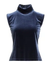 Stephan Janson Woman Top Navy Size L Polyester, Elastane In Blue