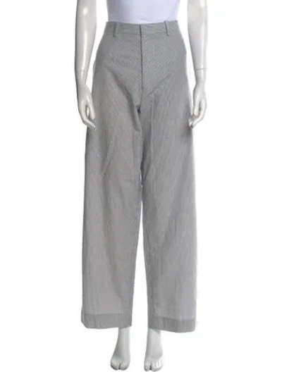 Pre-owned Stephan Schneider Striped Wide Leg Pants W/ Tags In Gray