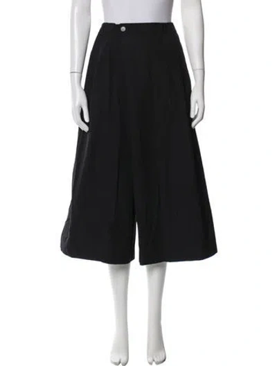 Pre-owned Stephan Schneider Wide Leg Pants In Black
