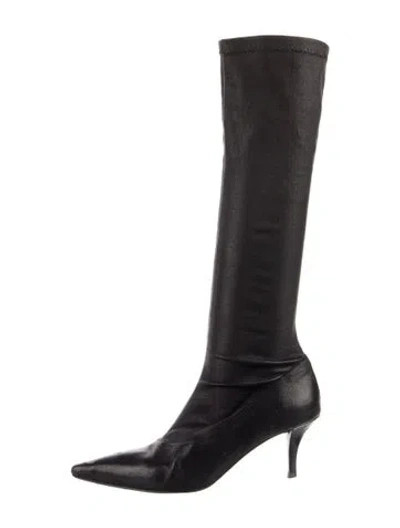 Pre-owned Stephane Kélian Leather Boots In Black