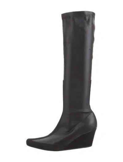 Pre-owned Stephane Kélian Leather Boots In Black