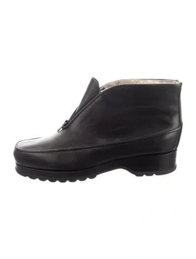 Pre-owned Stephane Kélian Leather Boots In Blue