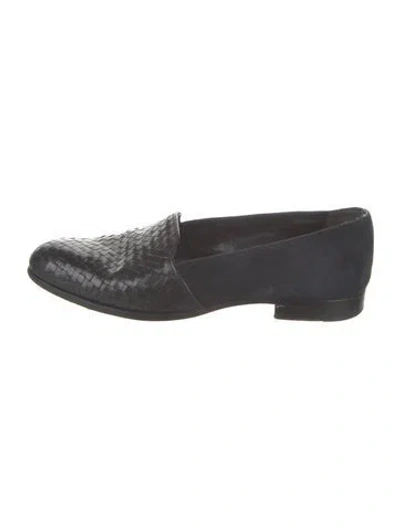 Pre-owned Stephane Kélian Leather Loafers In Black