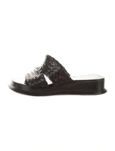 Pre-owned Stephane Kélian Leather Mules In Black