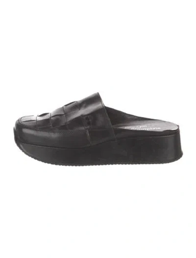 Pre-owned Stephane Kélian Leather Mules In Black