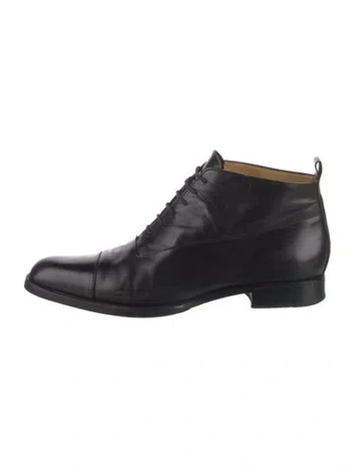 Pre-owned Stephane Kélian Leather Oxfords In Black