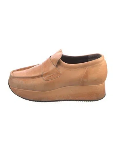 Pre-owned Stephane Kélian Leather Oxfords In Neutral
