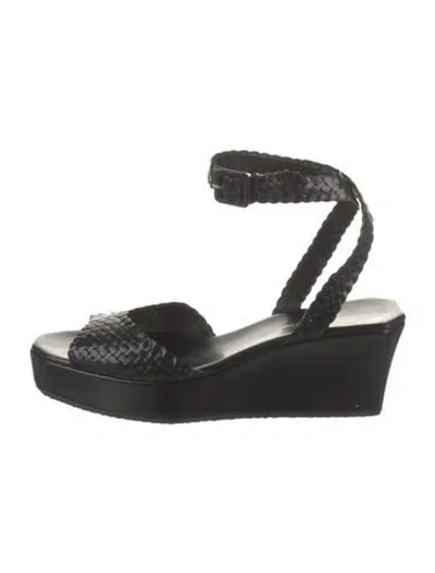 Pre-owned Stephane Kélian Leather Sandals In Black