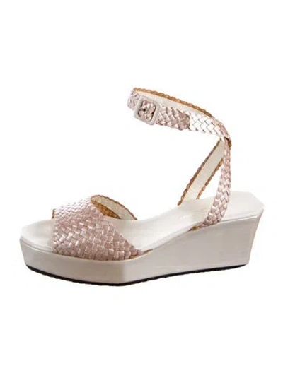 Pre-owned Stephane Kélian Leather Sandals In Pink