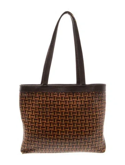 Pre-owned Stephane Kélian Leather Tote In Brown
