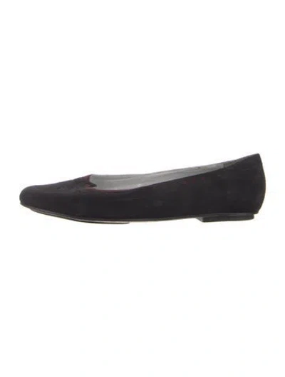 Pre-owned Stephane Kélian Suede Ballet Flats In Blue