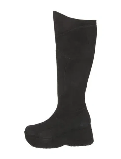 Pre-owned Stephane Kélian Suede Boots In Black