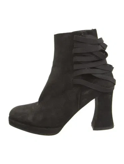 Pre-owned Stephane Kélian Suede Boots In Black