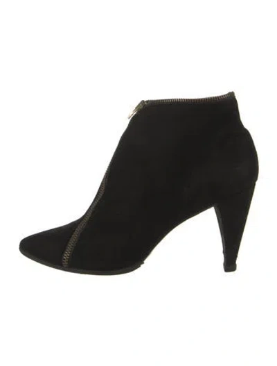 Pre-owned Stephane Kélian Suede Boots In Black
