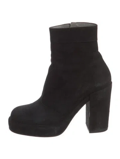 Pre-owned Stephane Kélian Suede Boots In Blue