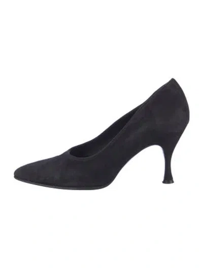 Pre-owned Stephane Kélian Suede Pumps In Black