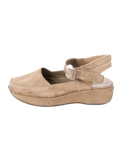Pre-owned Stephane Kélian Suede Pumps In Neutrals