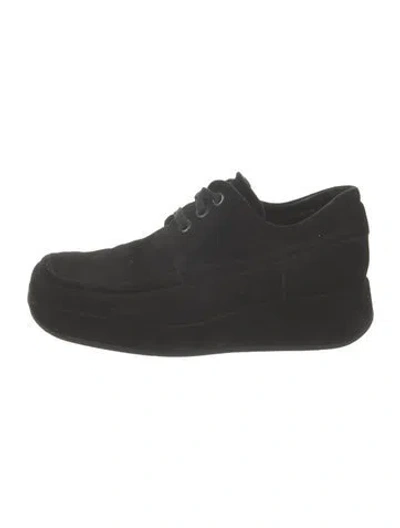 Pre-owned Stephane Kélian Suede Sneakers In Black