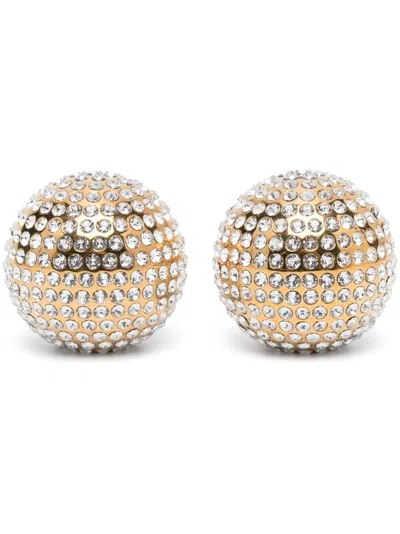 Stephane Rolland Crystal-embellished Bag Accessories In Gold
