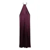 Stephane Rolland Ring-neck Maxi Dress In Blue