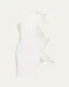 Stephane Rolland Paris Believe In Magice One-shoulder Ruffle Dress In White