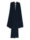Stephane Rolland V-neck Maxi Dress In Blue