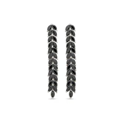 Stephanie Browne Australia Women's Black Bobbi Earrings - Jet Crystal
