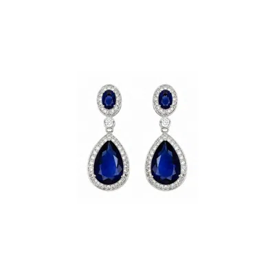 Stephanie Browne Australia Women's Blue Bond St Earrings In Sapphire