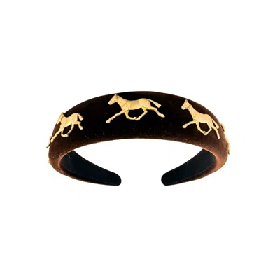 Stephanie Browne Australia Women's Brown The Trixie Headband