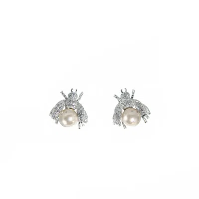 Stephanie Browne Australia Women's Bumblebee Earrings - Silver