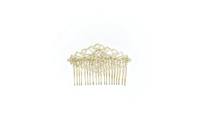 Stephanie Browne Australia Women's Empire Comb In Gold