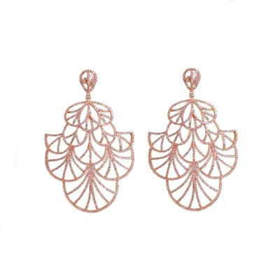 Stephanie Browne Australia Women's Geisha Earrings - Rose Gold