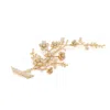 Stephanie Browne Australia Women's Gold Cherry Blossom Brooch In Gold