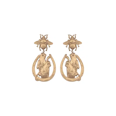 Stephanie Browne Australia Women's Gold Dakota Earrings