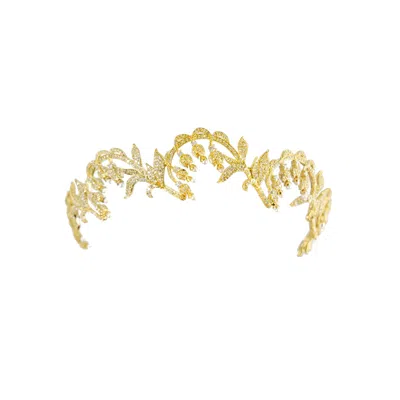 Stephanie Browne Australia Women's Gold Lily Of The Valley Diademe