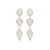 Stephanie Browne Australia Women's Gold Opal Earrings