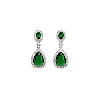 Stephanie Browne Australia Women's Green Bond St Earrings In Emerald
