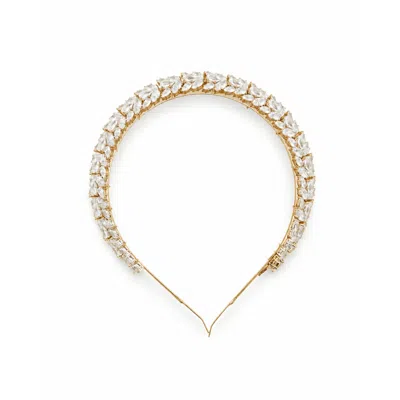 Stephanie Browne Australia Women's Loren Diademe In Gold